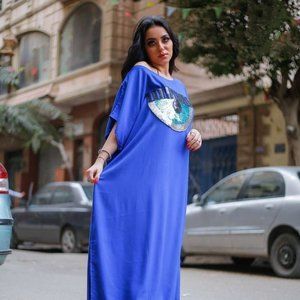 shoulder dress abaya
